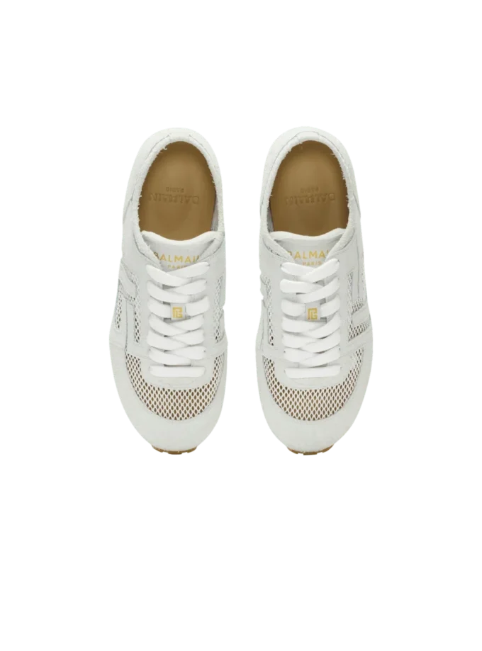 Baskets Racer 45 en cuir de veau, daim et nylon Baskets Racer 45 en cuir de veau, daim et nylon