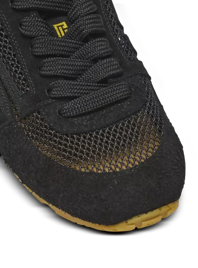 Baskets Racer 45 en cuir de veau, daim et nylon Baskets Racer 45 en cuir de veau, daim et nylon