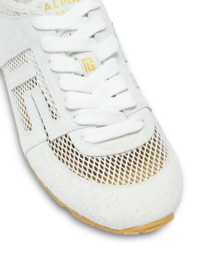 Baskets Racer 45 en cuir de veau, daim et nylon Baskets Racer 45 en cuir de veau, daim et nylon