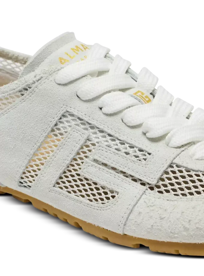 Baskets Racer 45 en cuir de veau, daim et nylon Baskets Racer 45 en cuir de veau, daim et nylon