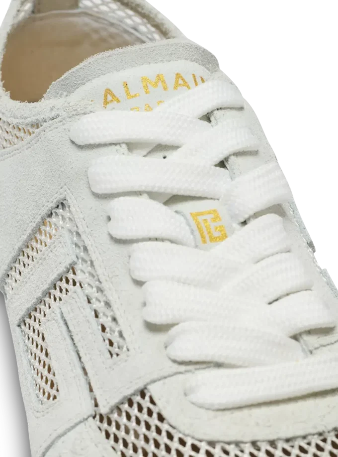 Baskets Racer 45 en cuir de veau, daim et nylon Baskets Racer 45 en cuir de veau, daim et nylon
