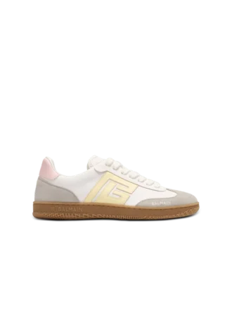 Baskets Swan en cuir de veau et nylon