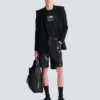 Bermuda cargo en cuir Bermuda cargo en cuir