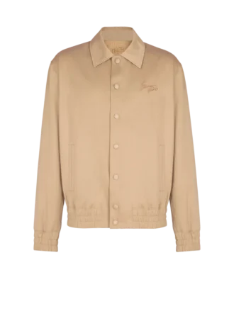 Blouson bomber en toile de coton Blouson bomber en toile de coton