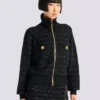 Blouson bomber en tweed Blouson bomber en tweed
