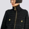 Blouson bomber en tweed Blouson bomber en tweed