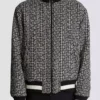 Blouson bomber réversible monogrammé Blouson bomber réversible monogrammé