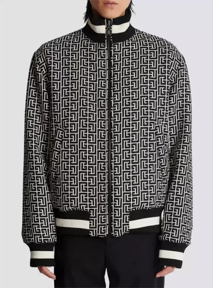Blouson bomber réversible monogrammé Blouson bomber réversible monogrammé