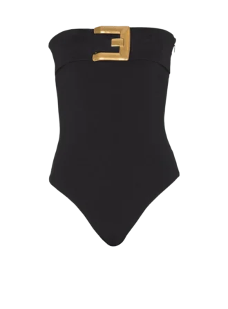Body bustier en crêpe avec détail ceinture Body bustier en crêpe avec détail ceinture