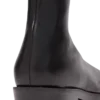Bottes à bout carré en cuir texturé Bottes à bout carré en cuir texturé