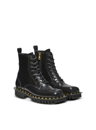 Bottes militaires en cuir verni Bottes militaires en cuir verni