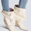 Bottines à talons compensés