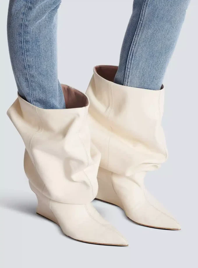 Bottines à talons compensés