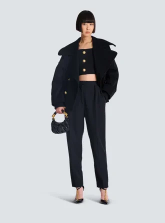 Brassière en maille avec boutons Brassière en maille avec boutons