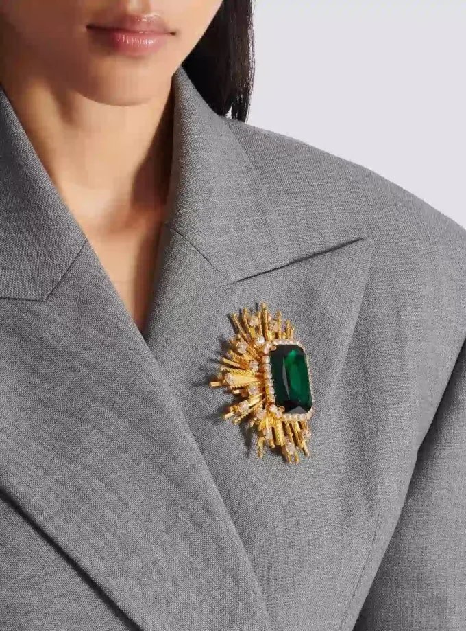 Broche en strass et cristal Gems