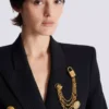 Broche Sync en laiton avec chaînes