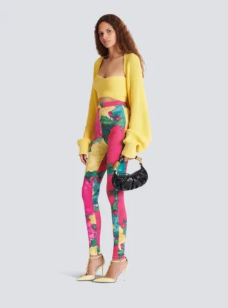 Cardigan boléro en maille côtelée