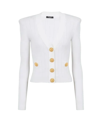 Cardigan court en maille