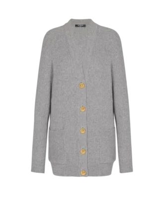Cardigan en cachemire boutonné