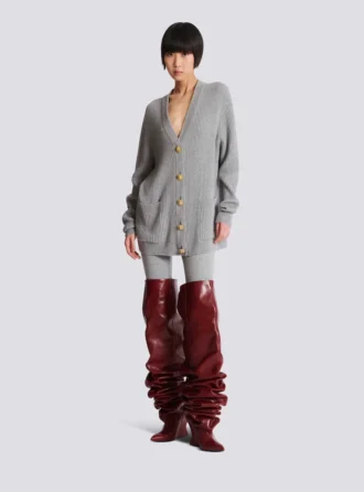 Cardigan en cachemire boutonné