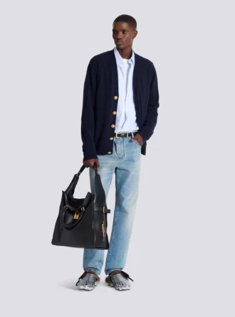 Cardigan en éco-cachemire