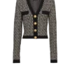 Cardigan en maille monogramme Cardigan en maille monogramme