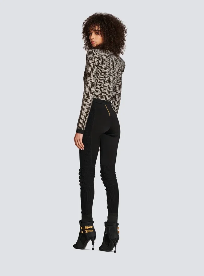 Cardigan en maille monogramme Cardigan en maille monogramme