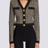 Cardigan en maille monogramme Cardigan en maille monogramme