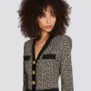 Cardigan en maille monogramme Cardigan en maille monogramme