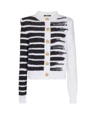 Cardigan marinière boutonné Cardigan marinière boutonné