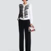 Cardigan marinière boutonné Cardigan marinière boutonné