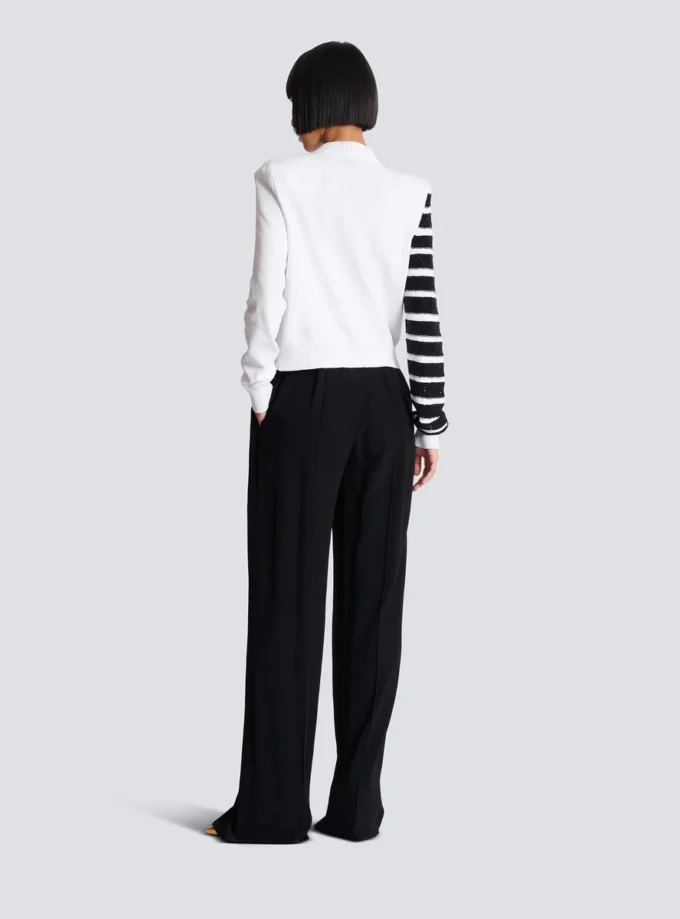 Cardigan marinière boutonné Cardigan marinière boutonné