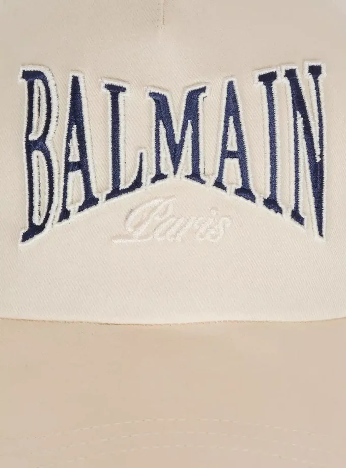 Casquette Balmain College en coton Casquette Balmain College en coton