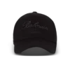 Casquette de baseball en coton avec broderie Balmain Signature Casquette de baseball en coton avec broderie Balmain Signature