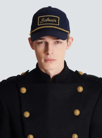 Casquette en coton avec cordon Casquette en coton avec cordon