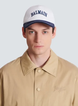 Casquette en coton bicolore Casquette en coton bicolore