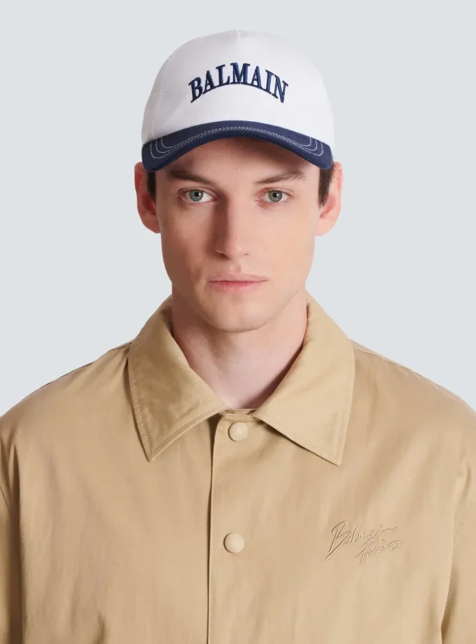 Casquette en coton bicolore Casquette en coton bicolore