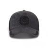Casquette en denim brodée Balmain Écusson Casquette en denim brodée Balmain Écusson