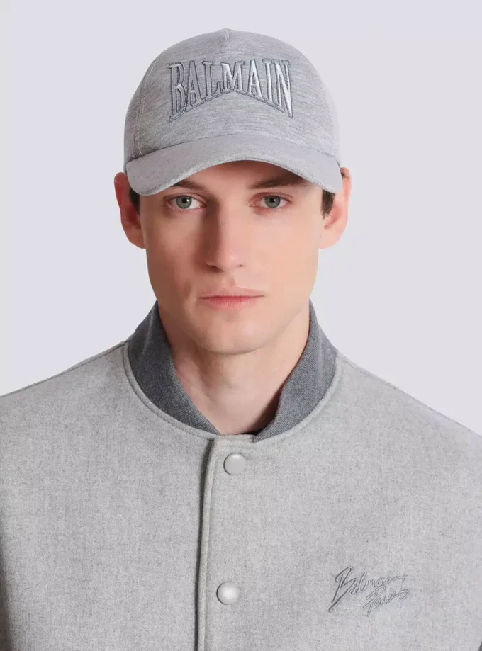 Casquette en jersey brodé Casquette en jersey brodé