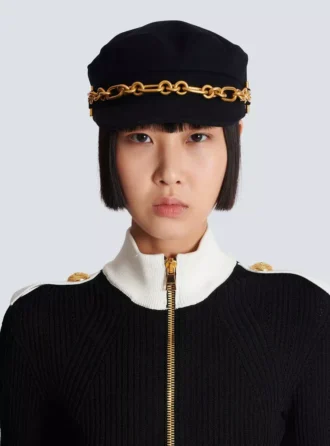 Casquette en laine Brandebourg Casquette en laine Brandebourg