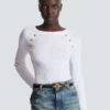 Ceinture T-Bar en cuir de veau
