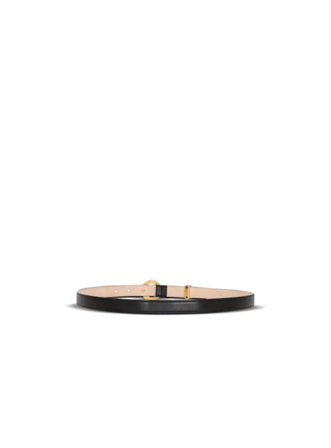 Ceinture T-Bar en cuir de veau