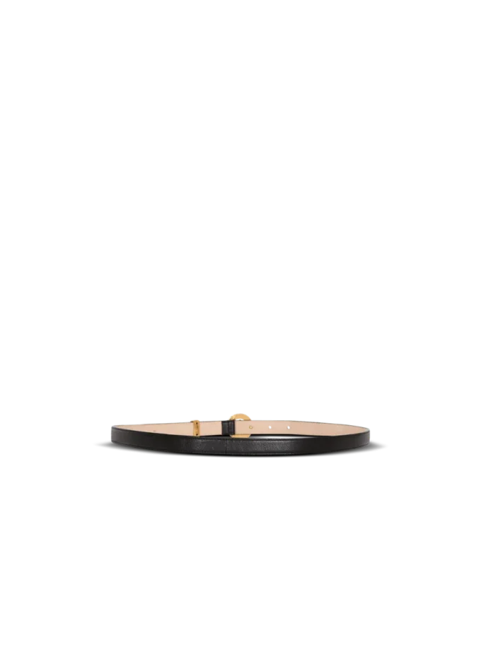 Ceinture T-Bar en cuir de veau