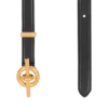 Ceinture T-Bar en cuir de veau