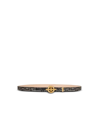 Ceinture T-Bar jacquard monogrammée