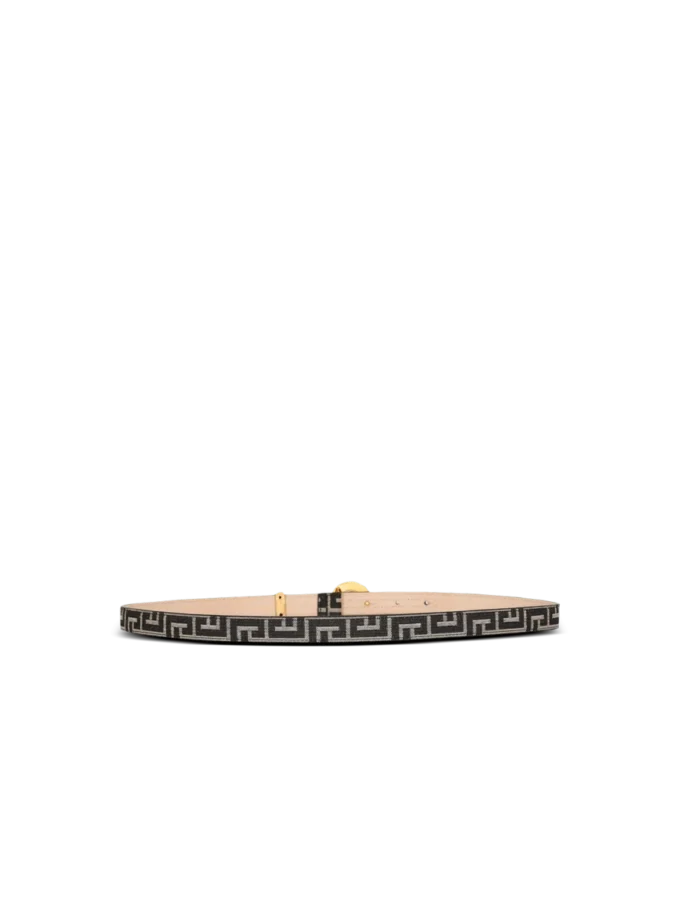 Ceinture T-Bar jacquard monogrammée