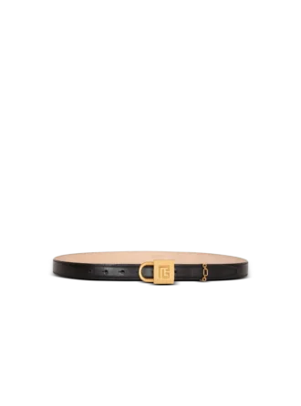 Ceinture étroite en cuir Sync