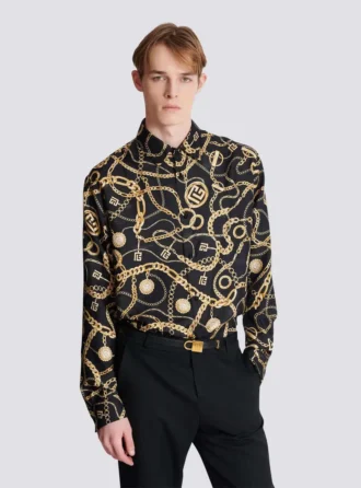 Ceinture étroite en cuir Sync