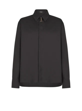Chemise asymétrique en popeline Chemise asymétrique en popeline