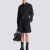 Chemise asymétrique en popeline